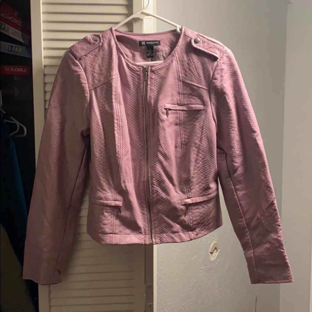 Pink INC Faux leather jacket